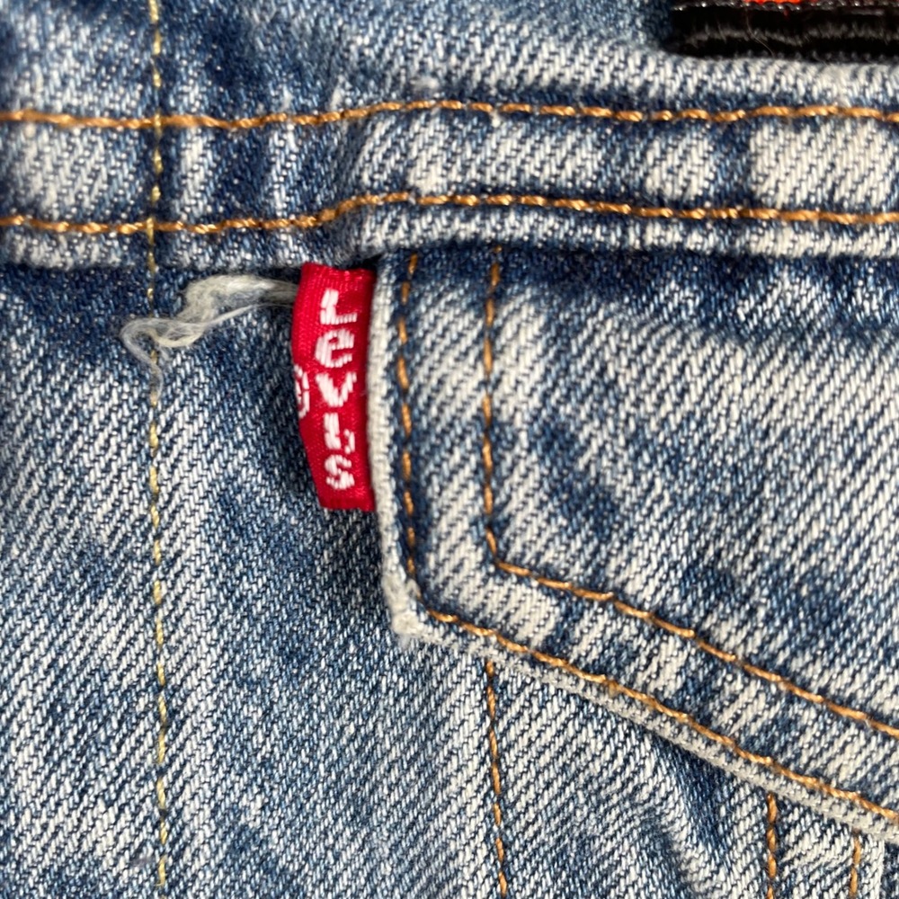 Levi's Denim Jacket Patches Chevrolet Plant‎ Security The Forgotten Majority L - Picture 6 of 8